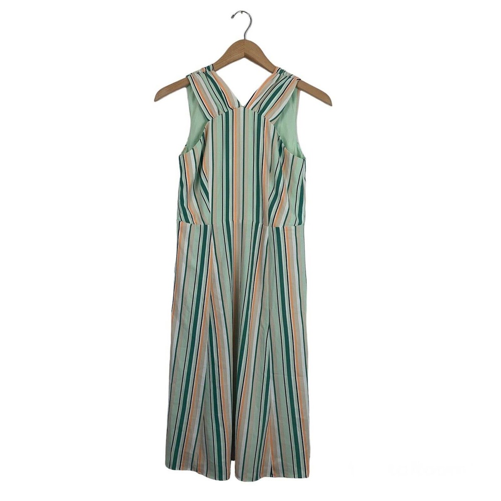 Ann Taylor striped multi colored dress 0 petite
